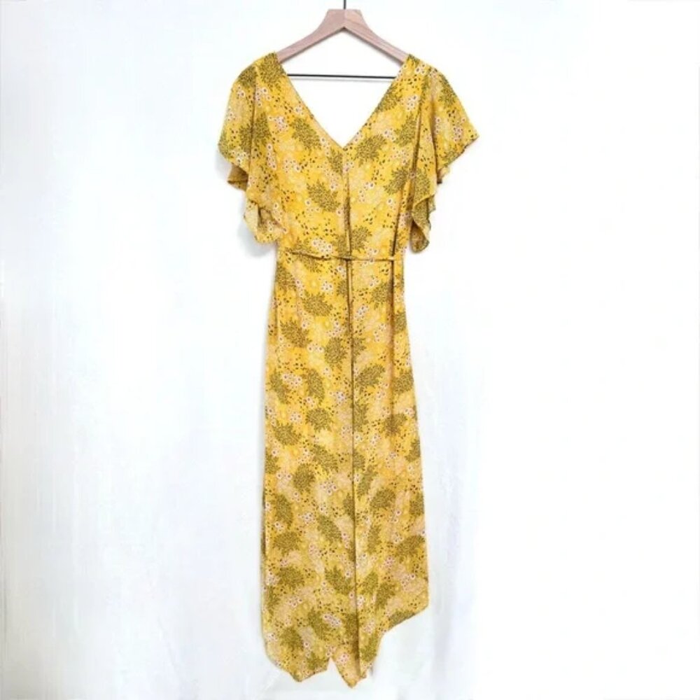 Emma & Michele Yellow Floral Maxi Dress - Picture 3 of 8